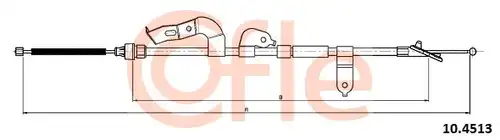 жило за ръчна спирачка COFLE 92.10.4513