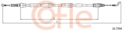жило за ръчна спирачка COFLE 92.10.7394