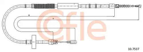 жило за ръчна спирачка COFLE 92.10.7537