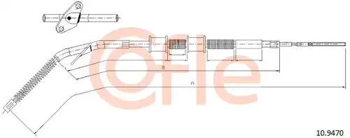 жило за ръчна спирачка COFLE 92.10.9470