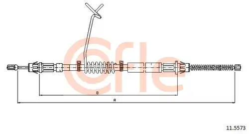 жило за ръчна спирачка COFLE 92.11.5573