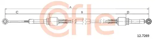 въжен механизъм, ръчна трансмисия COFLE 92.12.7269
