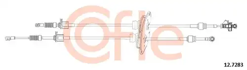 въжен механизъм, ръчна трансмисия COFLE 92.12.7283