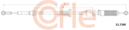 въжен механизъм, ръчна трансмисия COFLE 92.12.7290