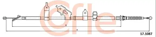 жило за ръчна спирачка COFLE 92.17.1087