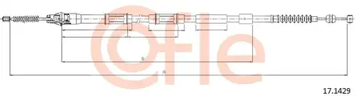 жило за ръчна спирачка COFLE 92.17.1429