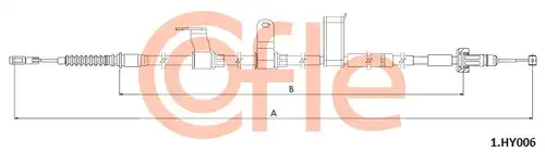 жило за ръчна спирачка COFLE 92.1.HY006