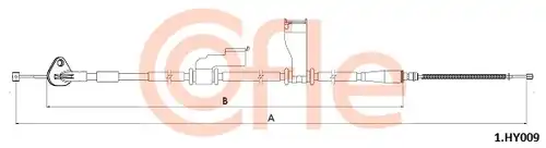 жило за ръчна спирачка COFLE 92.1.HY009