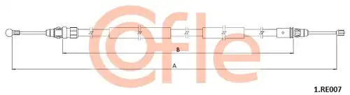 жило за ръчна спирачка COFLE 92.1.RE007