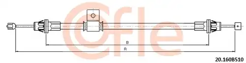 жило за ръчна спирачка COFLE 92.20.160B510