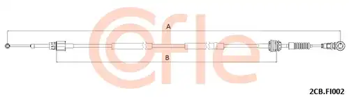 въжен механизъм, ръчна трансмисия COFLE 92.2CB.FI002