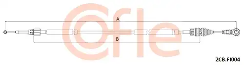 въжен механизъм, ръчна трансмисия COFLE 92.2CB.FI004