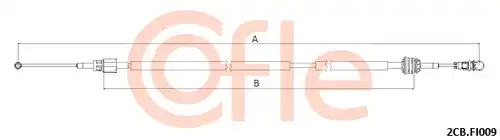 въжен механизъм, ръчна трансмисия COFLE 92.2CB.FI009