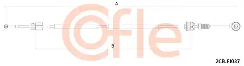 въжен механизъм, ръчна трансмисия COFLE 92.2CB.FI037