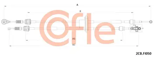 въжен механизъм, ръчна трансмисия COFLE 92.2CB.FI050