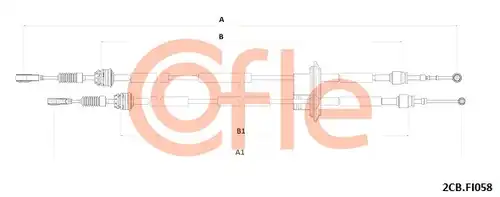 въжен механизъм, ръчна трансмисия COFLE 92.2CB.FI058