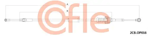 въжен механизъм, ръчна трансмисия COFLE 92.2CB.OP016