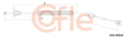 въжен механизъм, ръчна трансмисия COFLE 92.2CB.VK024