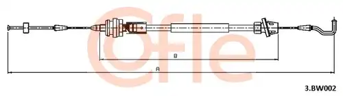 жило за газ COFLE 92.3.BW002