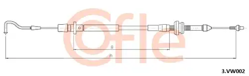 жило за газ COFLE 92.3.VK002