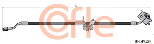 спирачен маркуч COFLE 92.BH.HY124