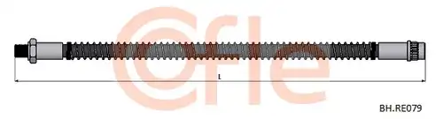 спирачен маркуч COFLE 92.BH.RE079
