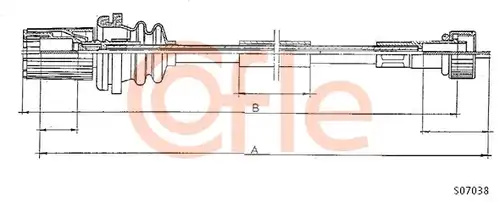 ос на тахографа COFLE 92.S07038