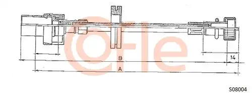 ос на тахографа COFLE 92.S08004