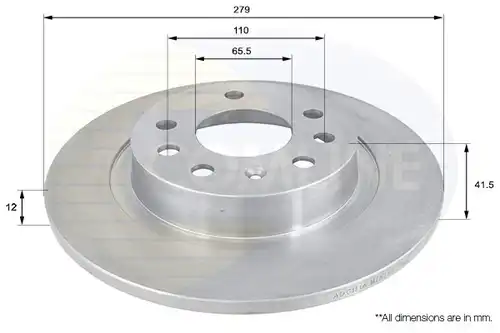 спирачен диск COMLINE ADC1116