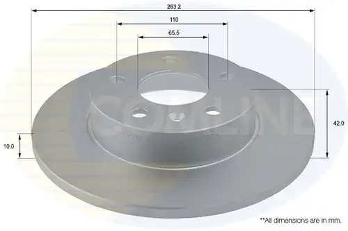 спирачен диск COMLINE ADC1121