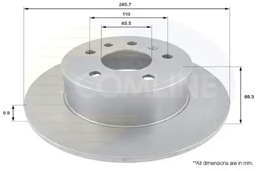 спирачен диск COMLINE ADC1122