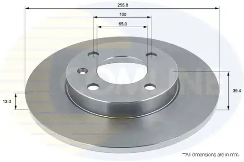 спирачен диск COMLINE ADC1403