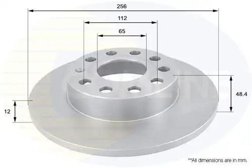 спирачен диск COMLINE ADC1448