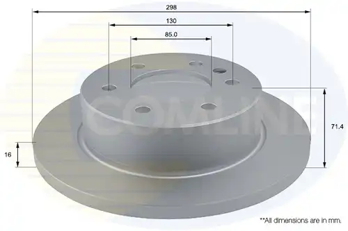 спирачен диск COMLINE ADC1639