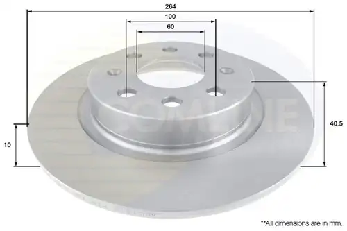 спирачен диск COMLINE ADC1818