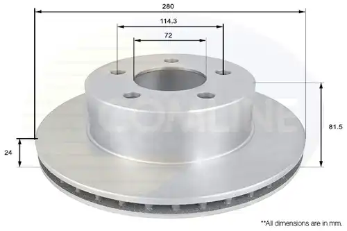 спирачен диск COMLINE ADC2302V