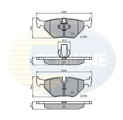 накладки COMLINE CBP01011