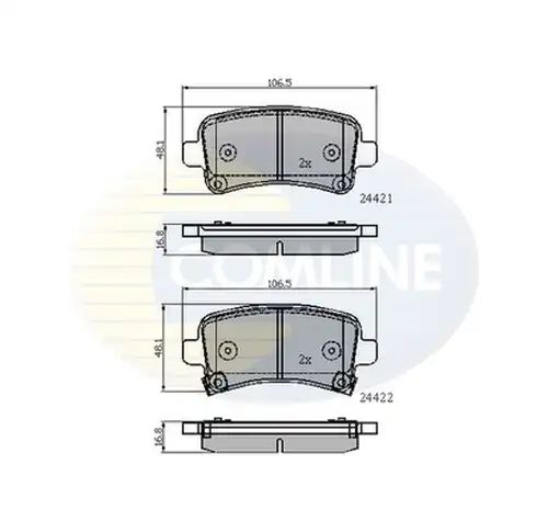 накладки COMLINE CBP31795