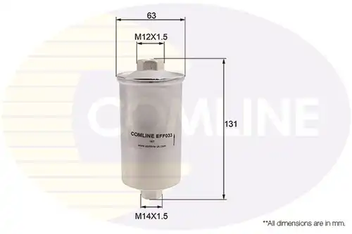 горивен филтър COMLINE EFF033