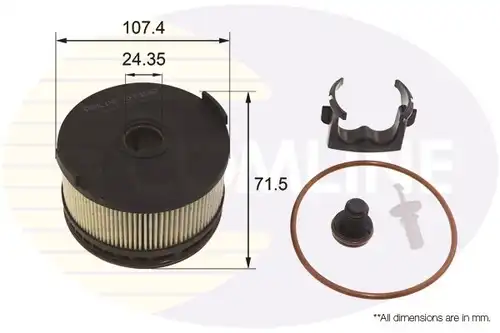 горивен филтър COMLINE EFF358D