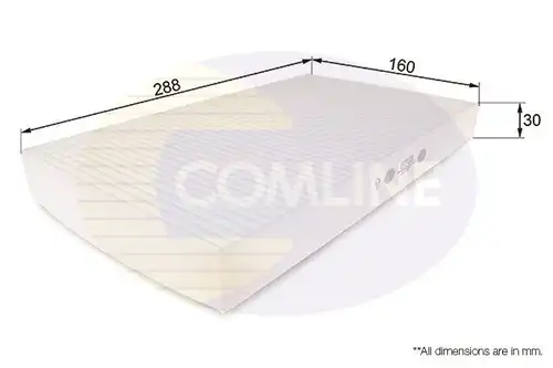 Филтър купе (поленов филтър) COMLINE EKF120