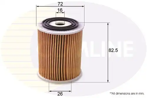 маслен филтър COMLINE EOF167