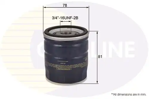 маслен филтър COMLINE EOF181