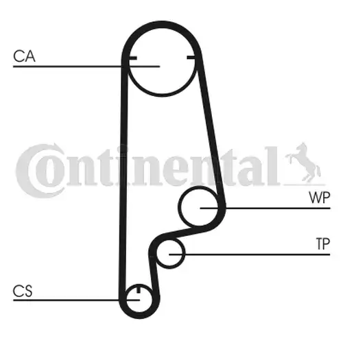 Ангренажен ремък CONTINENTAL CTAM CT546