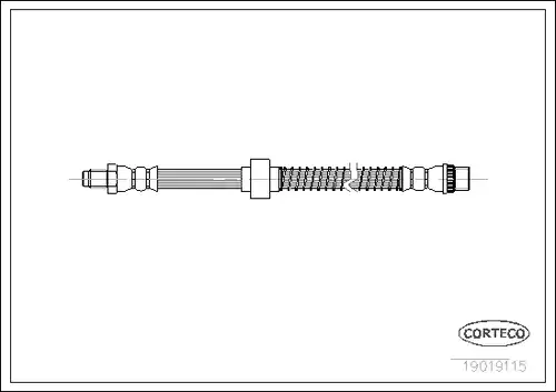 спирачен маркуч CORTECO 19019115