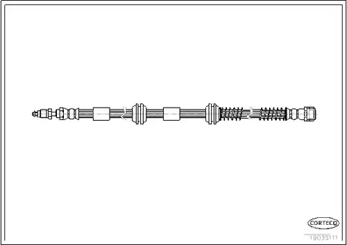 спирачен маркуч CORTECO 19035111
