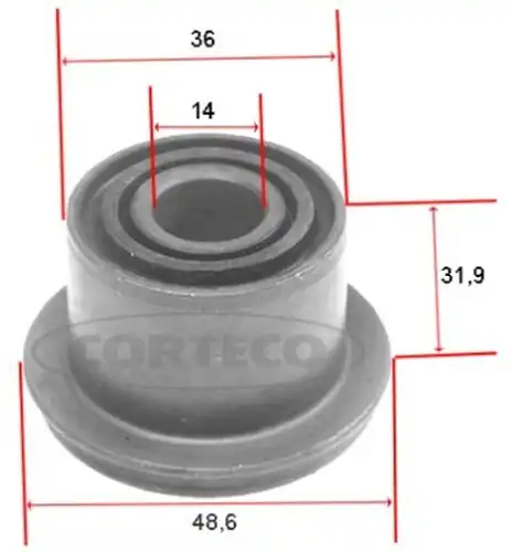 тампон за носач CORTECO 21652441