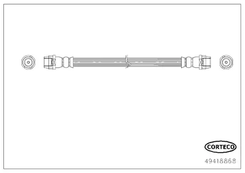 спирачен маркуч CORTECO 49418868