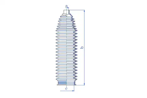 комплект маншон, кормилно управление DA SILVA K5602