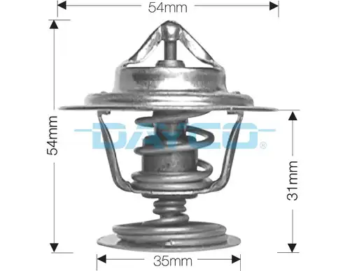 термостат, охладителна течност DAYCO-AU DT36A